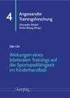 Buchcover Wirkungen eines bilateralen Trainings auf die Sportspielfähigkeit im Kinderhandball