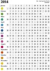 Buchcover Der Springende Punkt Posterkalender 2014 weiß
