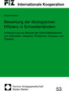 Buchcover Bewertung der ökologischen Effizienz in Schwellenländern