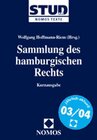 Buchcover Sammlung des hamburgischen Rechts