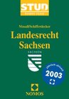 Buchcover Landesrecht Sachsen