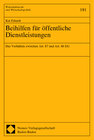 Buchcover Beihilfen für öffentliche Dienstleistungen