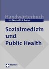 Buchcover Sozialmedizin und Public Health