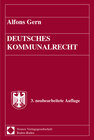 Buchcover Deutsches Kommunalrecht