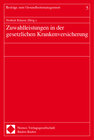 Buchcover Zuwahlleistungen in der gesetzlichen Krankenversicherung