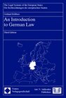 Buchcover An Introduction to German Law