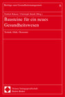 Buchcover Bausteine für ein neues Gesundheitswesen