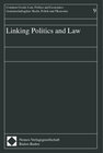 Buchcover Linking Politics and Law
