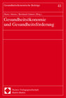 Buchcover Gesundheitsökonomie und Gesundheitsförderung