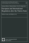 Buchcover European and International Regulation after the Nation State