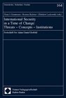 Buchcover International Security in a Time of Change: Threats - Concepts - Institutions