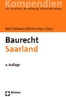 Buchcover Baurecht Saarland