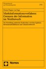 Buchcover Marktinformationsverfahren: Grenzen der Information im Wettbewerb