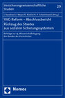 Buchcover VVG-Reform - Abschlussbericht. Rückzug des Staates aus sozialen Sicherungssystemen