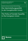 Buchcover Die Gleichstellungspolitik in der Europäischen Union?The Policy of Gender Equality in the European Union