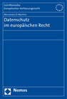 Buchcover Datenschutz im europäischen Recht