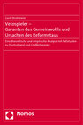 Buchcover Vetospieler - Garanten des Gemeinwohls und Ursachen des Reformstaus