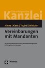 Buchcover Vereinbarungen mit Mandanten