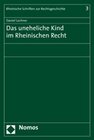 Buchcover Das uneheliche Kind im Rheinischen Recht