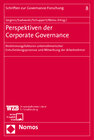 Buchcover Perspektiven der Corporate Governance