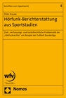 Buchcover Hörfunk-Berichterstattung aus Sportstadien