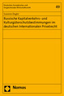 Buchcover Russische Kapitalverkehrs- und Kulturgüterschutzbestimmungen im deutschen Internationalen Privatrecht