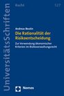 Buchcover Die Rationalität der Risikoentscheidung