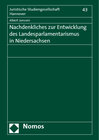 Buchcover Nachdenkliches zur Entwicklung des Landesparlamentarismus in Niedersachsen