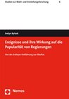 Buchcover Ereignisse und ihre Wirkung auf die Popularität von Regierungen