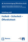 Buchcover Freiheit - Sicherheit - Öffentlichkeit