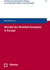 Buchcover Wandel der Wohlfahrtsstaaten in Europa