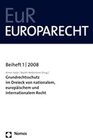 Buchcover Grundrechtsschutz im Dreieck von nationalem, europäischem und internationalem Recht