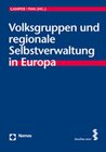 Buchcover Volksgruppen und regionale Selbstverwaltung in Europa