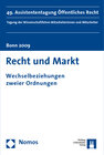 Buchcover Recht und Markt