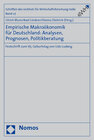 Buchcover Empirische Makroökonomik für Deutschland: Analysen, Prognosen, Politikberatung