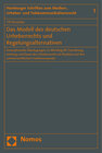 Buchcover Das Modell des deutschen Urheberrechts und Regelungsalternativen