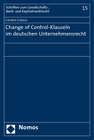 Buchcover Change of Control-Klauseln im deutschen Unternehmensrecht