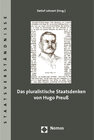 Buchcover Das pluralistische Staatsdenken von Hugo Preuß