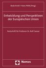 Buchcover Entwicklung und Perspektiven der Europäischen Union