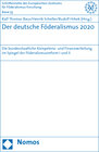 Buchcover Der deutsche Föderalismus 2020