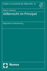 Buchcover Völkerrecht im Prinzipat