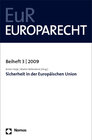 Buchcover Sicherheit in der Europäischen Union