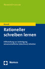 Buchcover Rationeller schreiben lernen