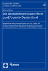Buchcover Die Unternehmensteuerreform 2008/2009 in Deutschland