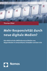 Buchcover Mehr Responsivität durch neue digitale Medien?