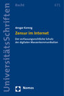 Buchcover Zensur im Internet