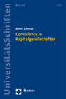 Buchcover Compliance in Kapitalgesellschaften
