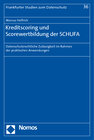 Buchcover Kreditscoring und Scorewertbildung der SCHUFA