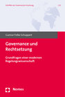 Buchcover Governance und Rechtsetzung