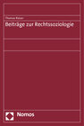 Buchcover Beiträge zur Rechtssoziologie